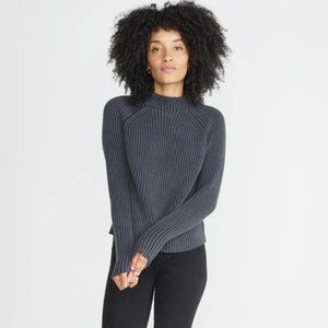 Marine Layer Vera Mock Neck Sweater, Small